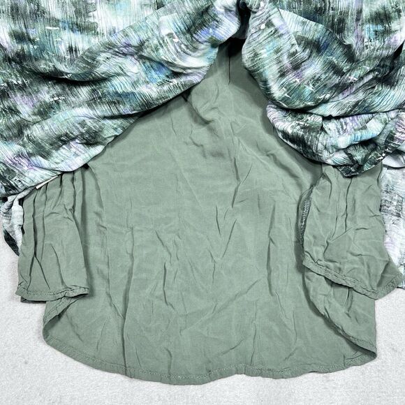 Cloth & Stone Maxi Dress Womens Small Multicolored Button Front Anthropologie - Picture 8 of 11